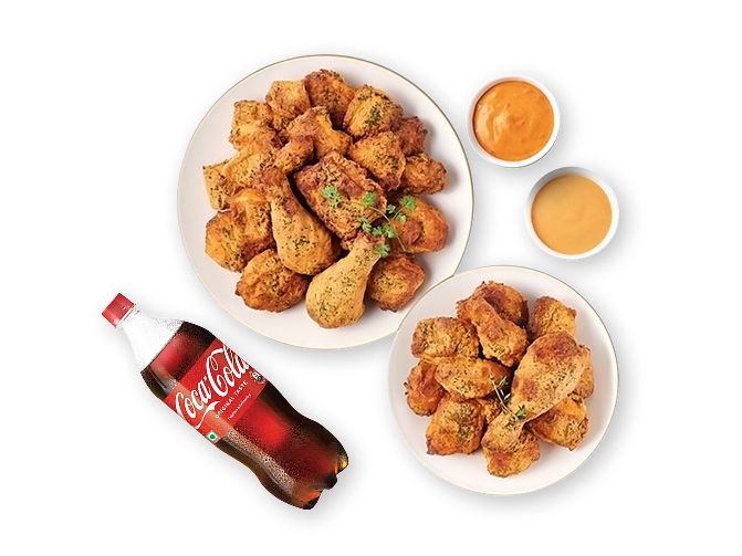 굽네치킨 고추바사삭 곱빼기+콜라1.25L